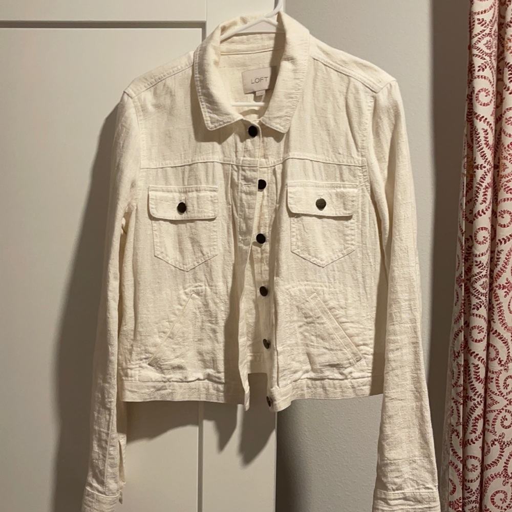 Loft lightweight linen jacket